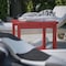 Flash Furniture Red 2 Tier Adirondack Style Patio Side Table LE-HMP-1035-1517H-RD-GG - alternate 9